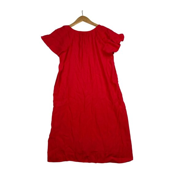 NWT Madewell‎ Short Sleeve Dress sz XS Red - Picture 6 of 6